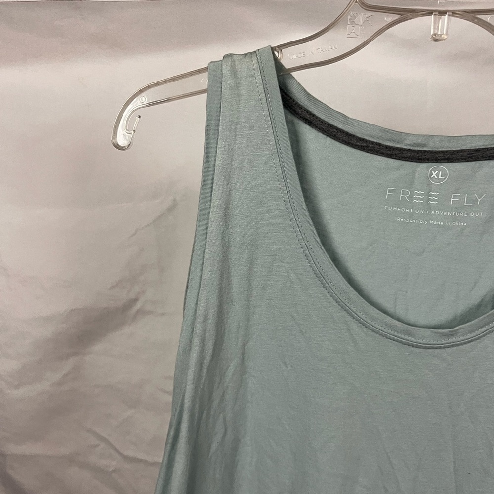 Free Fly Women's Heritage Midi Blue Bamboo Tank‎ Dress- Size XL - Picture 5 of 7
